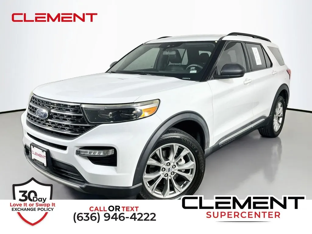White 2020 Ford Explorer XLT for sale in St. Charles, MO