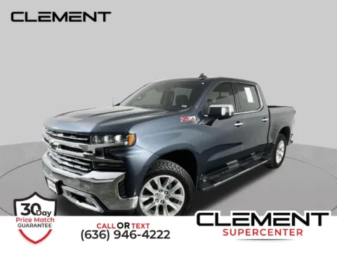 Gray 2021 Chevrolet Silverado 1500 LTZ for sale in St. Charles, MO