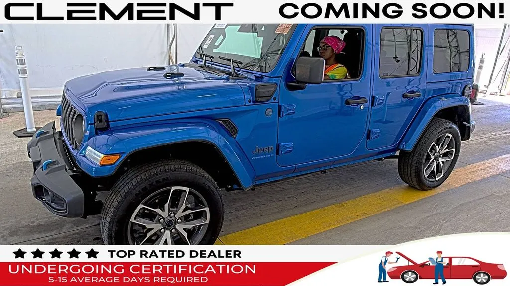 Blue 2024 Jeep Wrangler Sport S 4xe for sale in St. Charles, MO