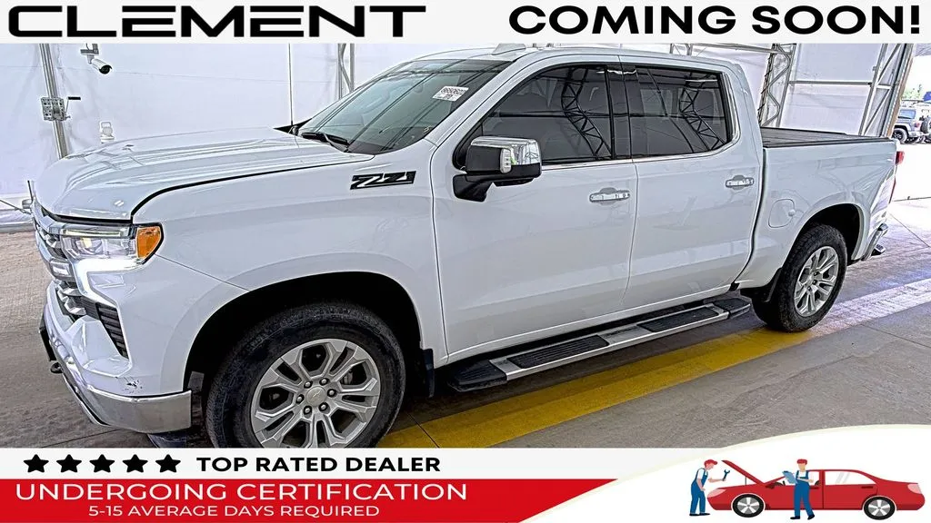 White 2022 Chevrolet Silverado 1500 LTZ for sale in St. Charles, MO