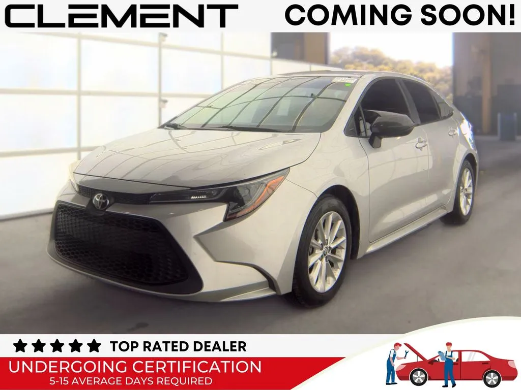 Silver 2021 Toyota Corolla LE for sale in St. Charles, MO
