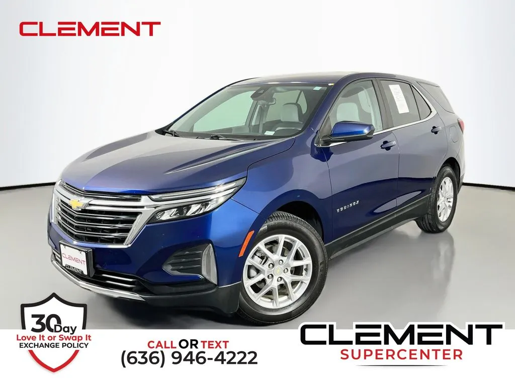 Blue 2023 Chevrolet Equinox LT for sale in St. Charles, MO