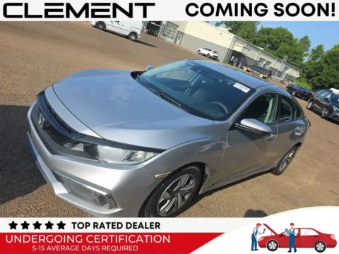 Silver 2021 Honda Civic LX for sale in St. Charles, MO