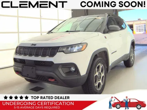 White 2022 Jeep Compass Trailhawk for sale in St. Charles, MO