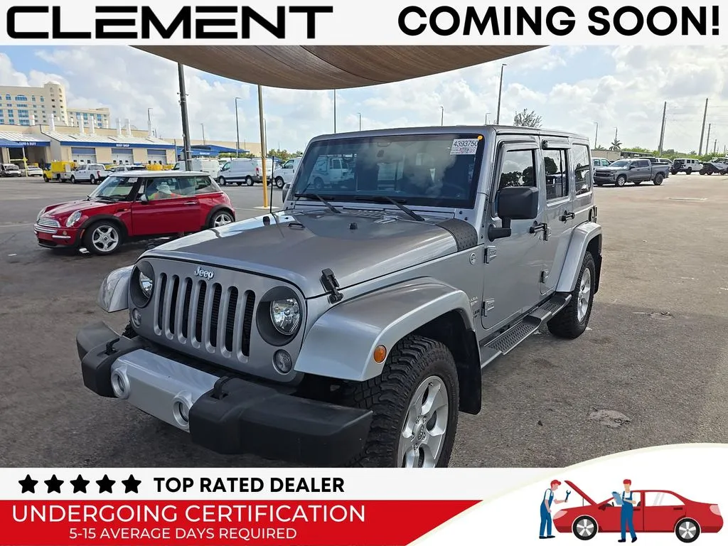 Silver 2015 Jeep Wrangler Unlimited Sahara for sale in St. Charles, MO