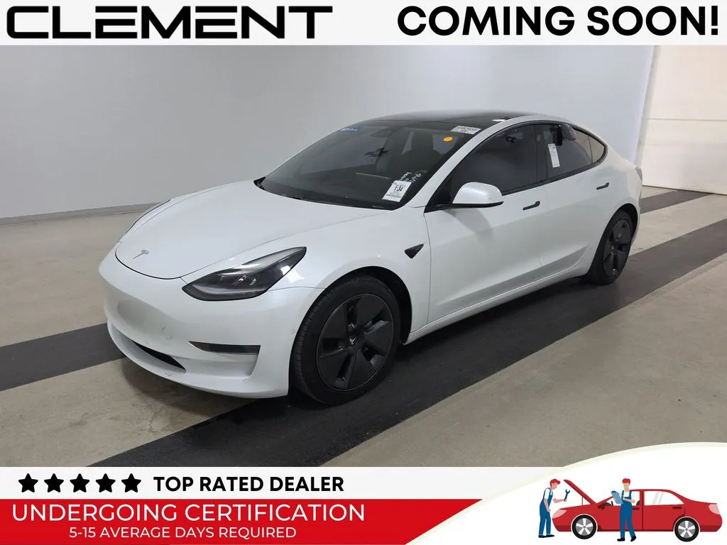 White 2021 Tesla Model 3 Standard Range Plus for sale in St. Charles, MO