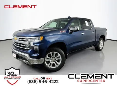 Blue 2023 Chevrolet Silverado 1500 LTZ for sale in St. Charles, MO