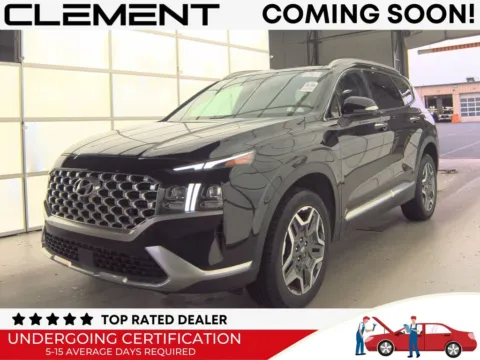 Black 2021 Hyundai Santa Fe Limited for sale in St. Charles, MO
