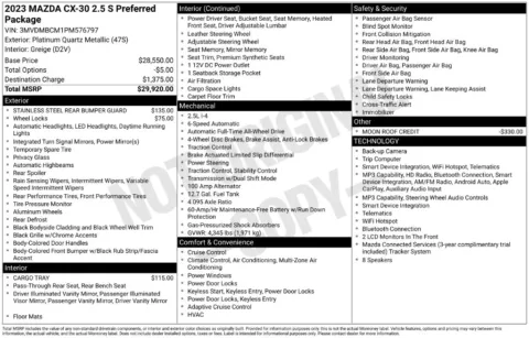 Photos of 2023 Mazda CX-30 2.5 S Preferred Package for sale in St. Charles, MO at Clement Supercenter