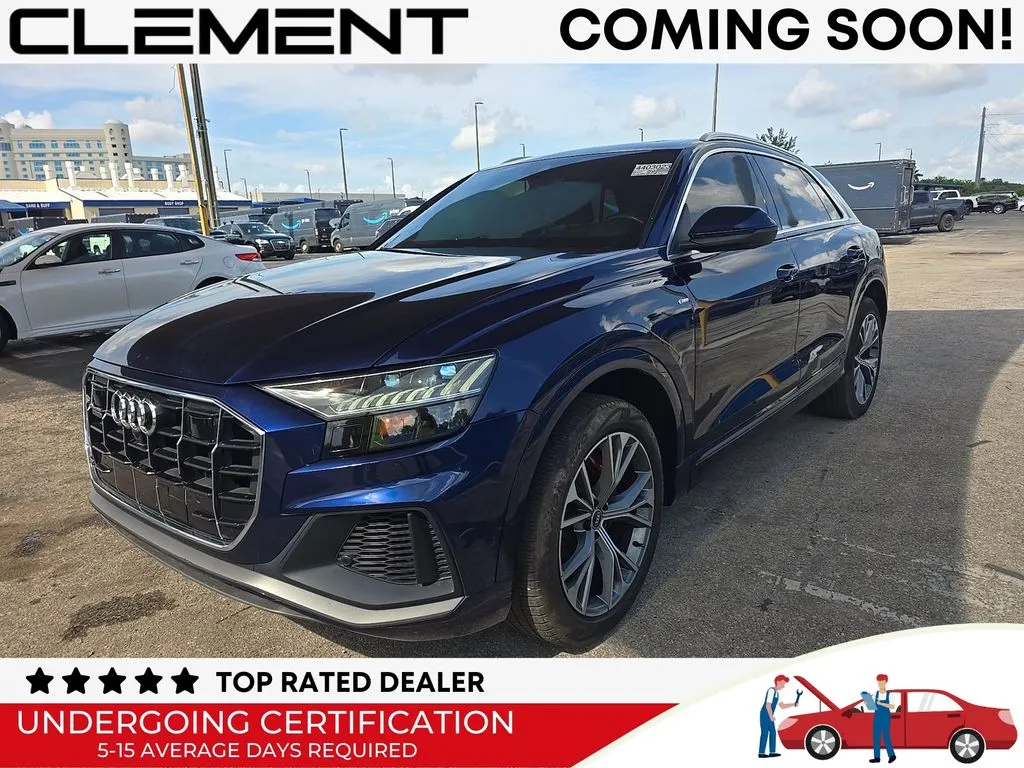Blue 2021 Audi Q8 55 Premium Plus for sale in St. Charles, MO