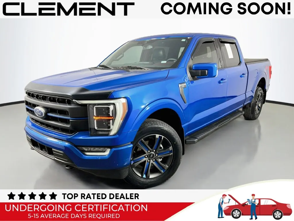 Blue 2021 Ford F-150 Lariat for sale in St. Charles, MO