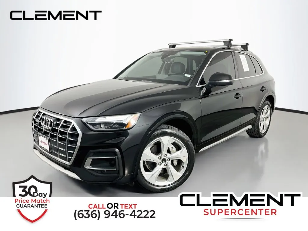 Black 2021 Audi Q5 45 Premium Plus for sale in St. Charles, MO
