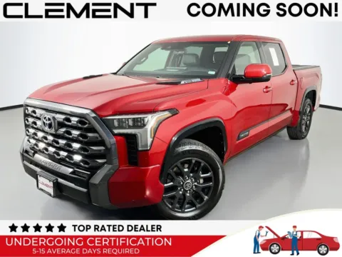 Red 2023 Toyota Tundra Hybrid Platinum for sale in St. Charles, MO
