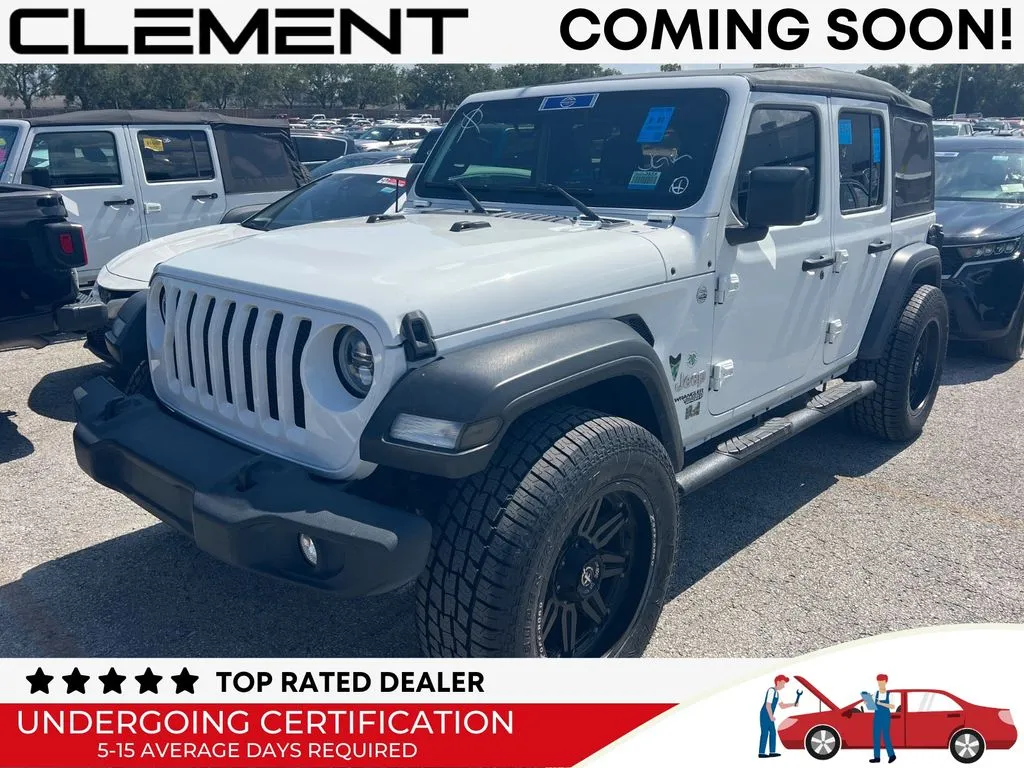 White 2019 Jeep Wrangler Unlimited Sport S for sale in St. Charles, MO
