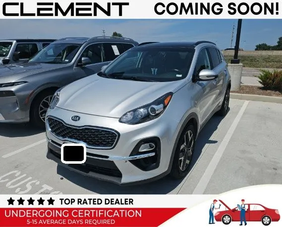 Silver 2022 Kia Sportage EX for sale in St. Charles, MO