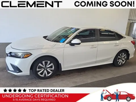 White 2024 Honda Civic LX for sale in St. Charles, MO