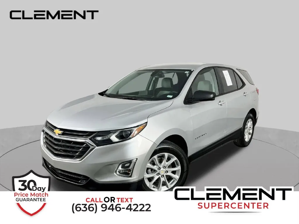 Silver 2019 Chevrolet Equinox LS for sale in St. Charles, MO
