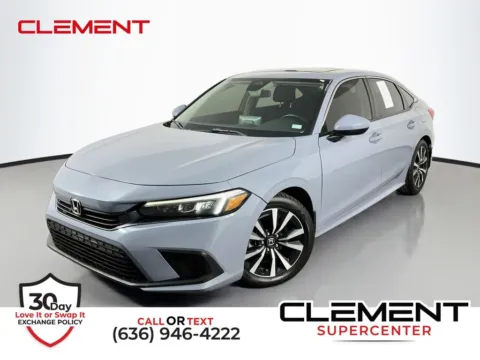Silver 2024 Honda Civic EX for sale in St. Charles, MO