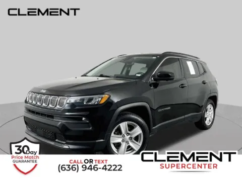 Black 2022 Jeep Compass Latitude for sale in St. Charles, MO