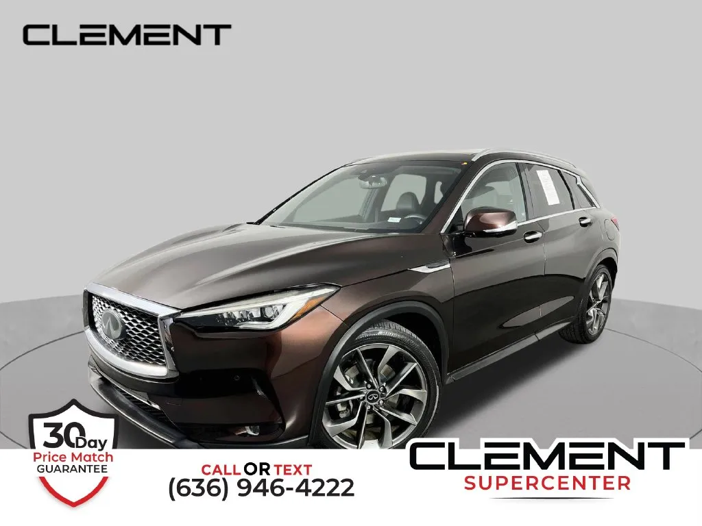 Brown 2020 INFINITI QX50 Sensory for sale in St. Charles, MO