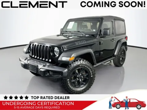 Black 2022 Jeep Wrangler Willys for sale in St. Charles, MO