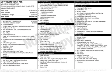 Photos of 2019 Toyota Camry XSE for sale in St. Charles, MO at Clement Supercenter