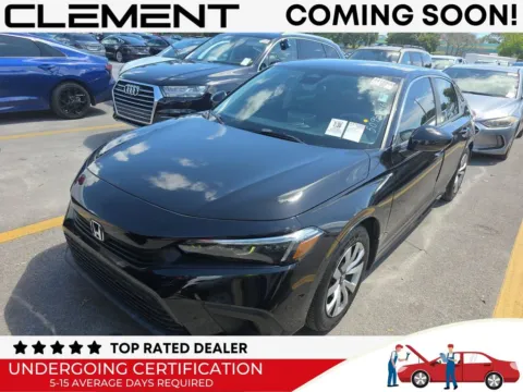 Black 2023 Honda Civic LX for sale in St. Charles, MO
