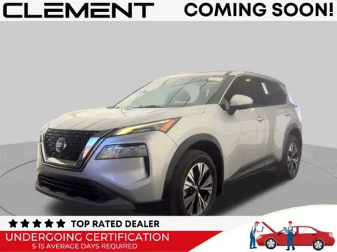 Silver 2021 Nissan Rogue SV for sale in St. Charles, MO