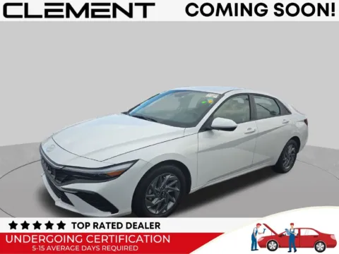 White 2025 Hyundai Elantra Hybrid Blue for sale in St. Charles, MO
