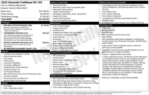 Photos of 2023 Chevrolet TrailBlazer RS for sale in St. Charles, MO at Clement Supercenter
