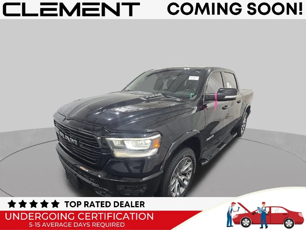 Black 2022 Ram 1500 Laramie for sale in St. Charles, MO