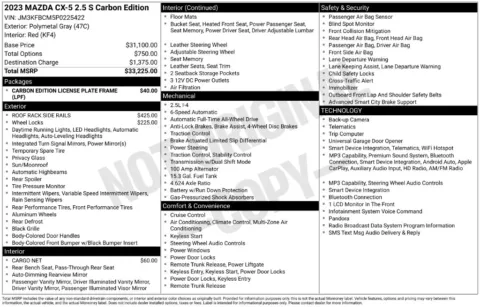 More photos of 2023 Mazda CX-5 2.5 S Carbon Edition at Clement Supercenter, MO