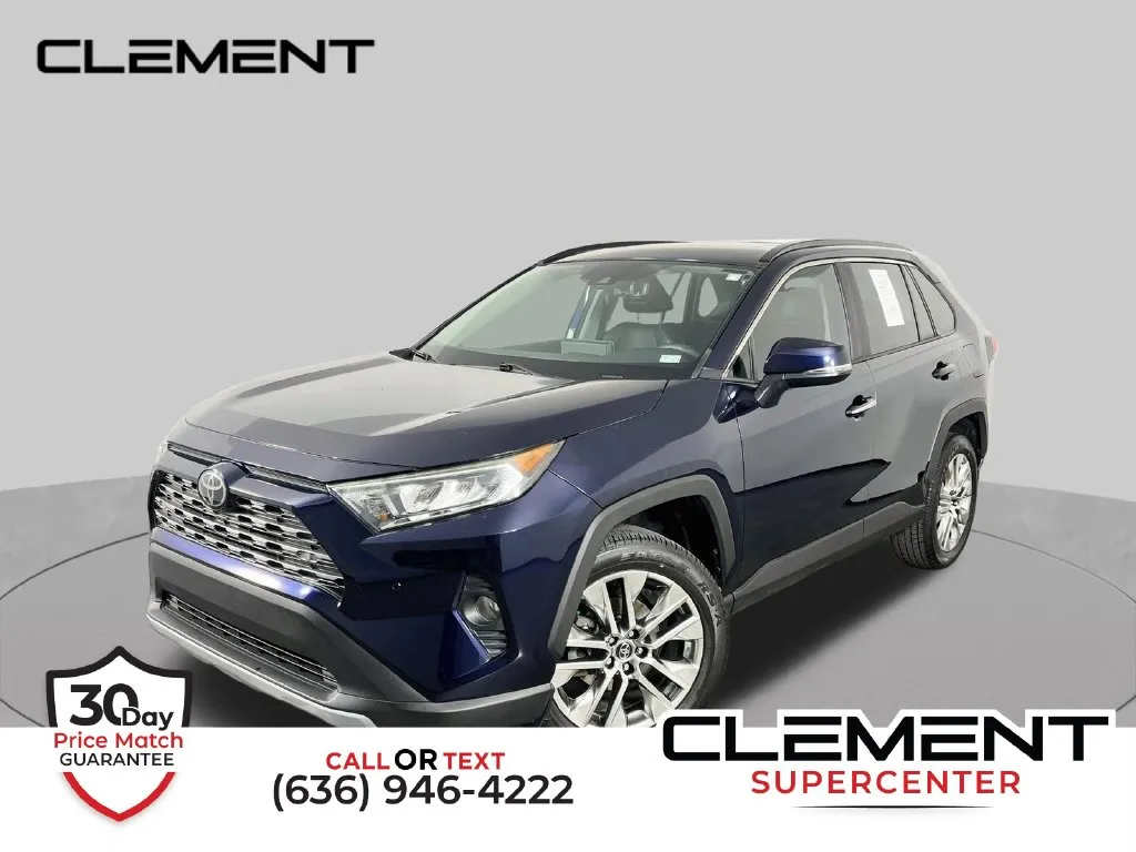 Blue 2019 Toyota RAV4 Limited for sale in St. Charles, MO