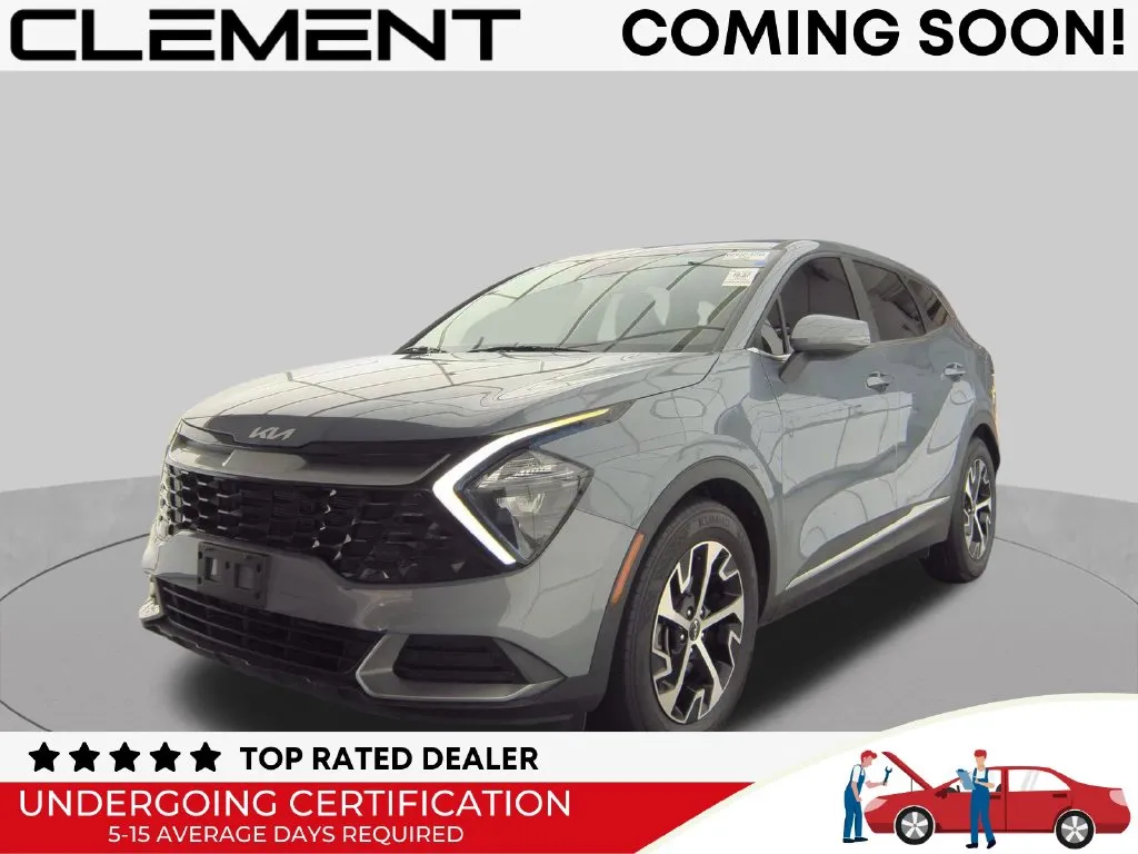 Silver 2023 Kia Sportage EX for sale in St. Charles, MO