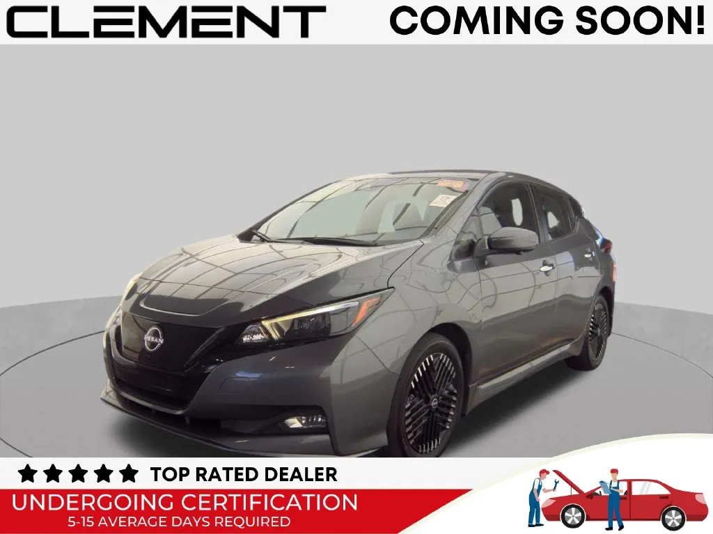 Gray 2024 Nissan Leaf SV Plus for sale in St. Charles, MO