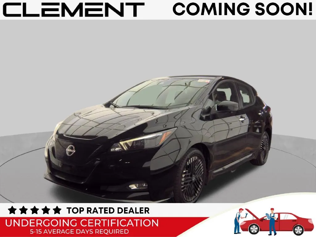 Black 2024 Nissan Leaf SV Plus for sale in St. Charles, MO