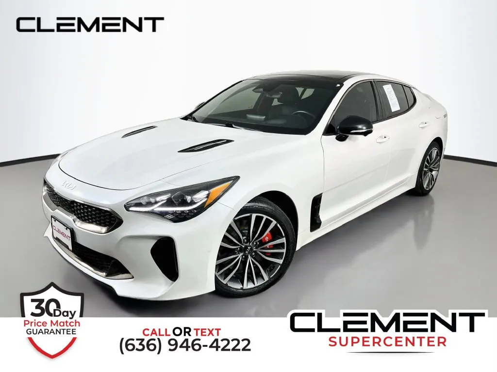 White 2022 Kia Stinger GT2 for sale in St. Charles, MO