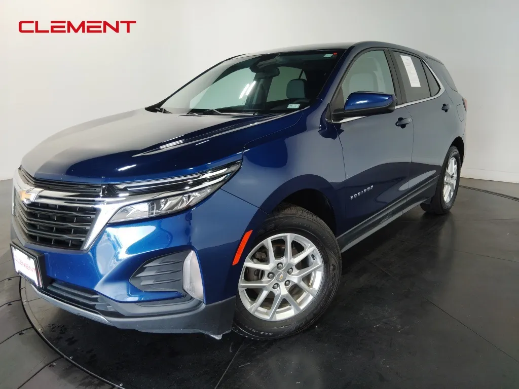 Blue 2022 Chevrolet Equinox LT for sale in St. Charles, MO