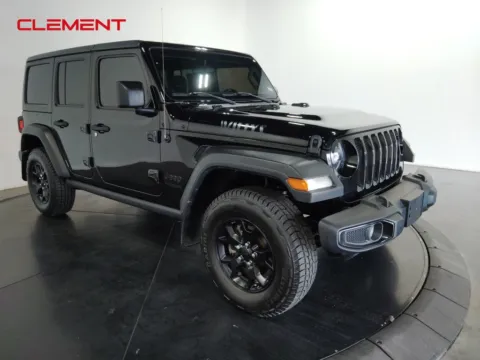 Another view of 2021 Jeep Wrangler Unlimited Willys for sale in St. Charles, MO at Clement Supercenter