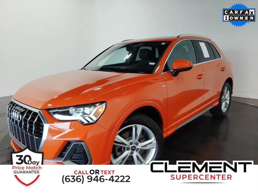 Orange 2022 Audi Q3 Premium Plus for sale in St. Charles, MO