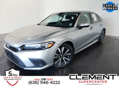 Silver 2023 Honda Civic EX for sale in St. Charles, MO