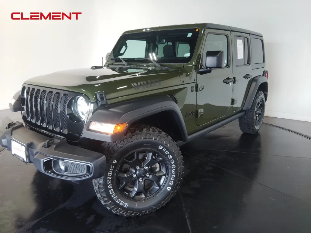 Green 2022 Jeep Wrangler Unlimited Willys for sale in St. Charles, MO
