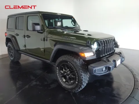 Another view of 2022 Jeep Wrangler Unlimited Willys for sale in St. Charles, MO at Clement Supercenter