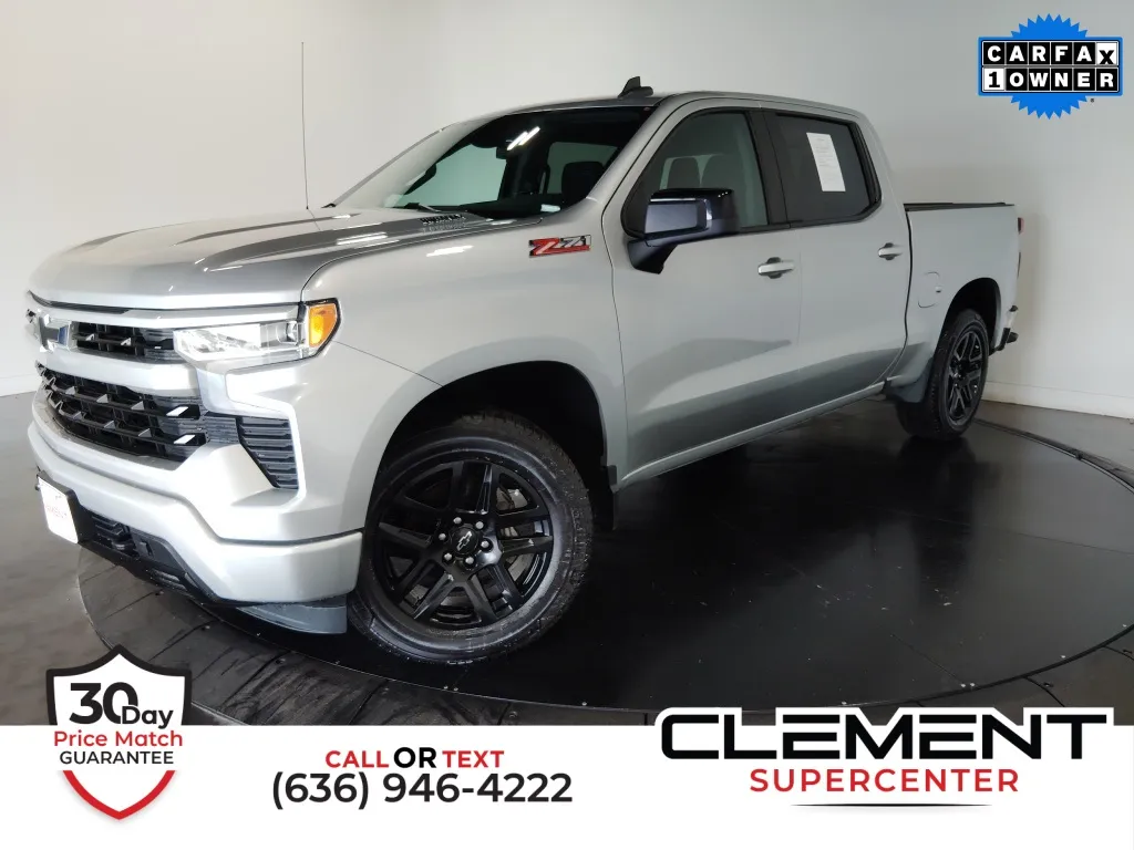 Silver 2022 Chevrolet Silverado 1500 RST for sale in St. Charles, MO