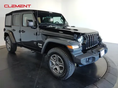 Another view of 2021 Jeep Wrangler Unlimited Sport S for sale in St. Charles, MO at Clement Supercenter