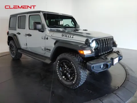 Another view of 2021 Jeep Wrangler Unlimited Willys for sale in St. Charles, MO at Clement Supercenter