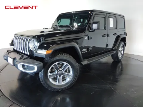 Black 2019 Jeep Wrangler Unlimited Sahara for sale in St. Charles, MO