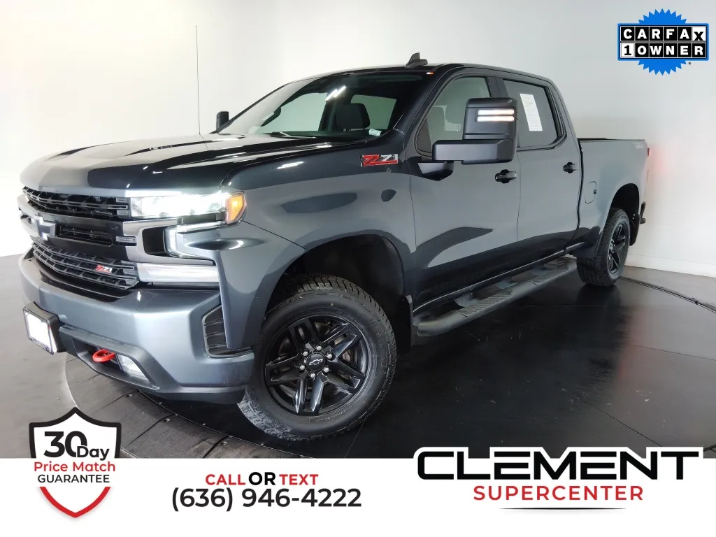 Gray 2021 Chevrolet Silverado 1500 LT Trail Boss for sale in St. Charles, MO