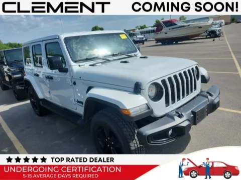 White 2022 Jeep Wrangler Unlimited Sahara Altitude for sale in St. Charles, MO