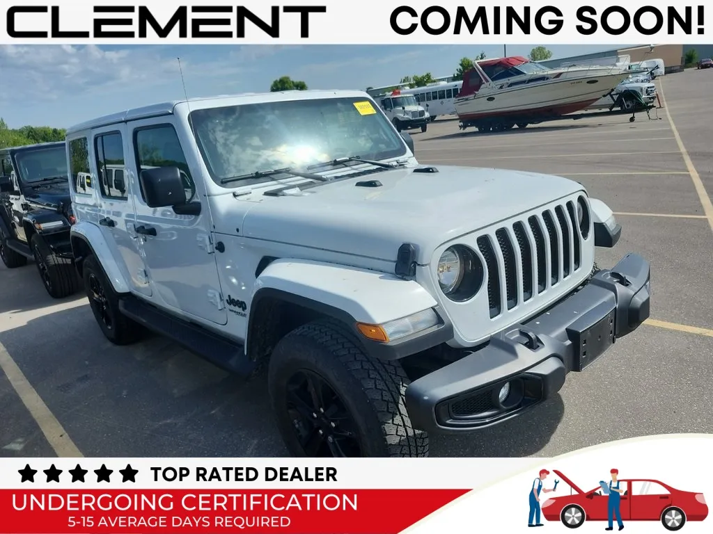 White 2022 Jeep Wrangler Unlimited Sahara Altitude for sale in St. Charles, MO